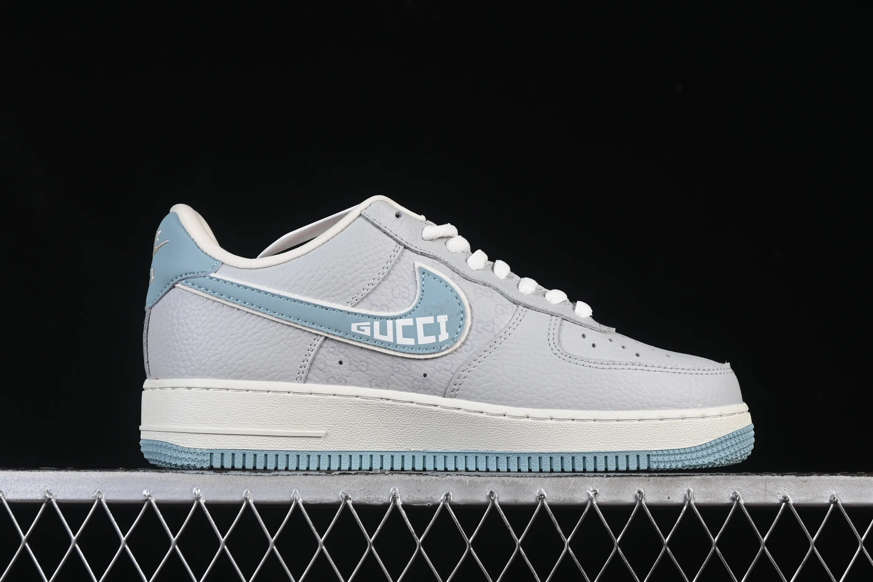 All categories Nk Air Force 1 Air Force series Nk Air Force 1 Low Air Force low-top Nike Air Force 1'07 Low Gucci joint gray blue Air Force 1 low-top casual sneakers YF9511-800